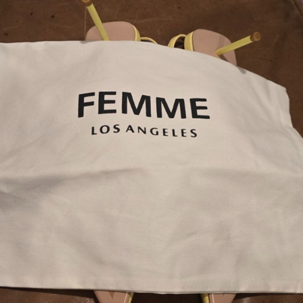 Femme La X Revolve G55 Kitten Heel In Butter Yell… - image 6